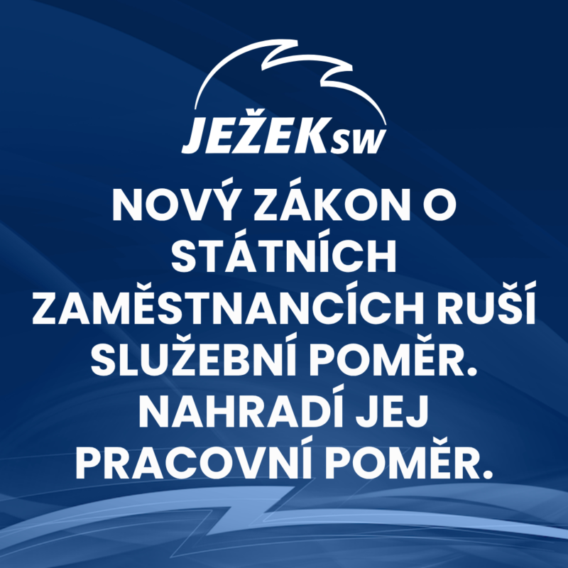 Obrázek epizody Nový zákon o státních zaměstnancích ruší služební poměr. Nahradí jej pracovní poměr.