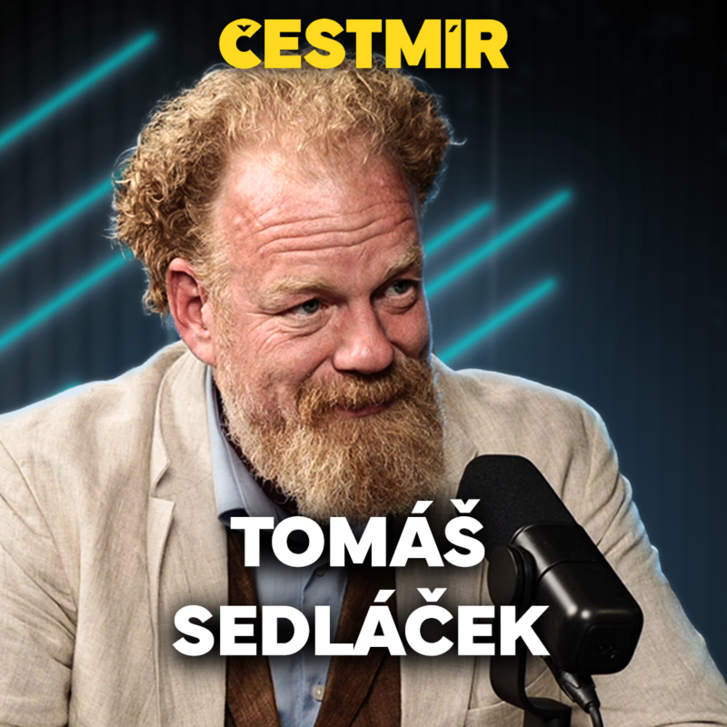 Obrázek epizody Tomáš Sedláček. Pád, jako by zabil Havla, boj o pravdu a lásku a diskuze se synem