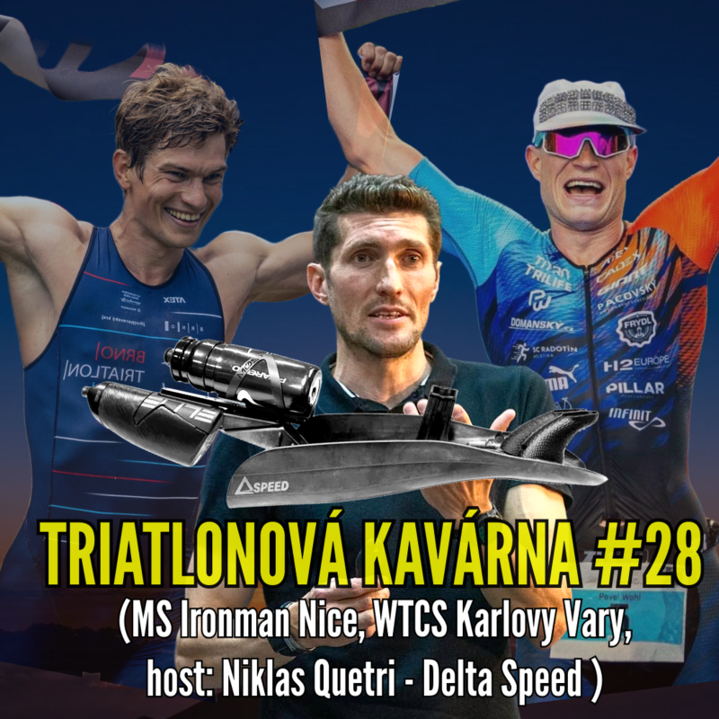 Obrázek epizody Triatlonová Kavárna #28 (MS Ironman Nice, WTCS Karlovy Vary + host: Niklas Quetri - Delta Speed)