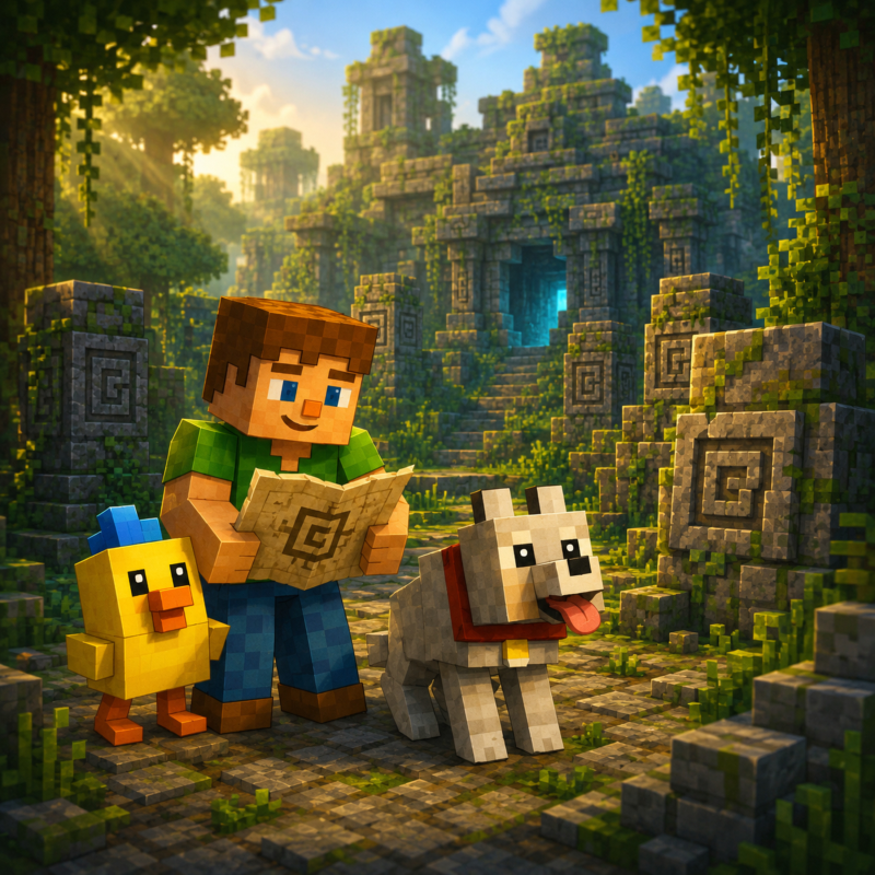Obrázek epizody Kapitola 71 - Kameny, které vedly dál | Karlíkovy minecraftické pohádky (Kniha 2)