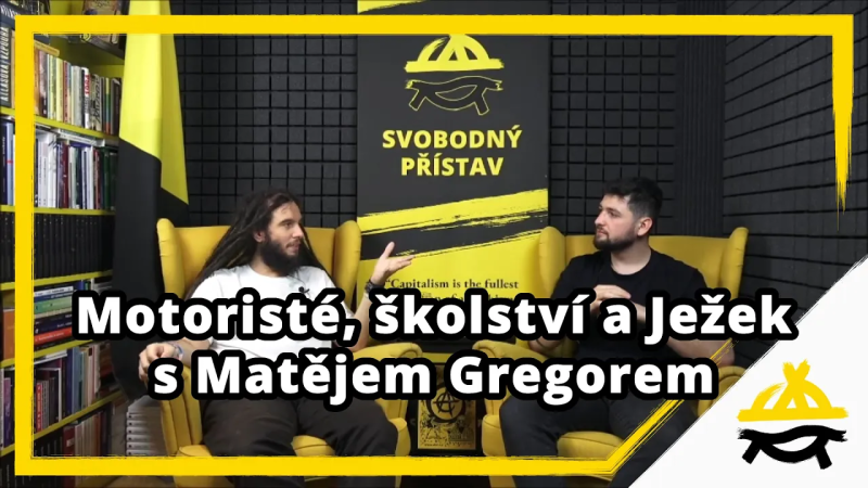 Obrázek epizody Studio Svobodného přístavu: Motoristé, školství a Ježek s Matějem Gregorem