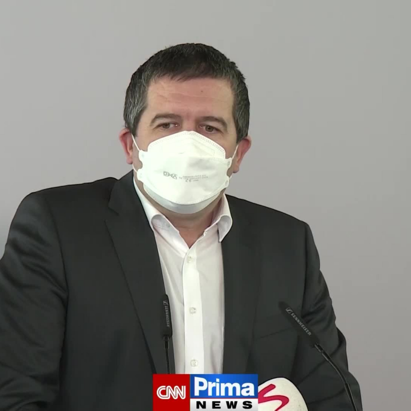 Obrázek epizody ČSSD k politické situaci (zdroj: CNN Prima NEWS)