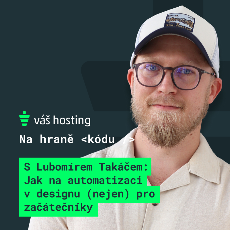 Obrázek epizody S grafikem Lubomírem Takáčem: Bacha na “hezké” AI výstupy. Ne všechno se dá použít v systému