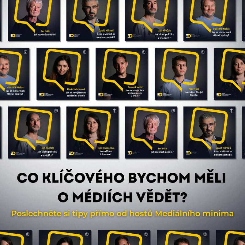 Obrázek epizody Speciál MM: Co klíčového bychom měli o médiích vědět?