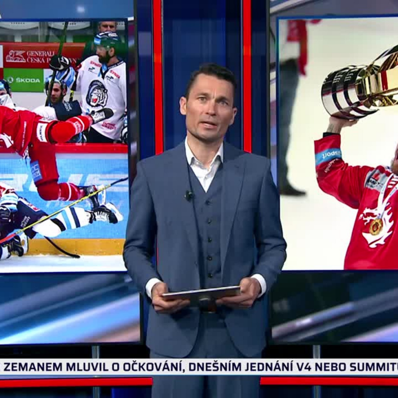 Obrázek epizody Třinec slaví extraligový titul (zdroj: CNN Prima NEWS)