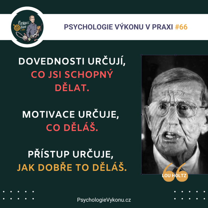 Obrázek epizody #66 PŘÍSTUP jako CESTA K ÚSPĚCHU - (Lou Holtz, sezóna II., ep. 38)
