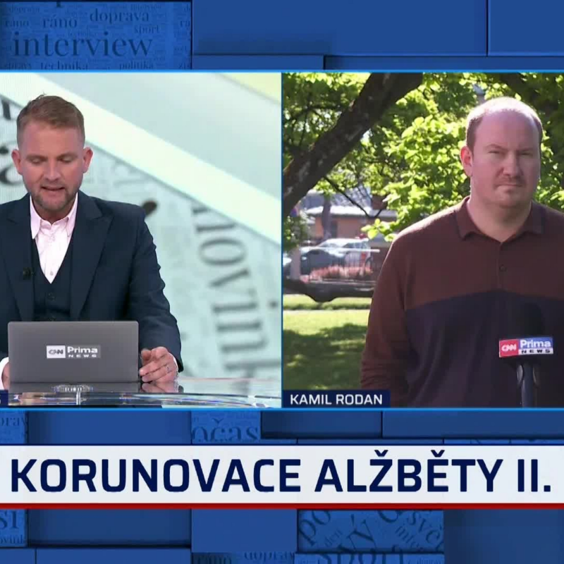 Obrázek epizody Výročí korunovace Alžběty II. (zdroj: CNN Prima NEWS)