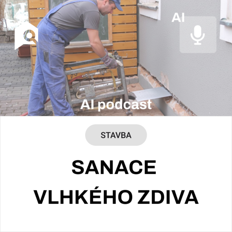 Obrázek epizody #77 🏠💧 Sanace vlhkého zdiva - Injektáž, podříznutí a jiné metody (AI)