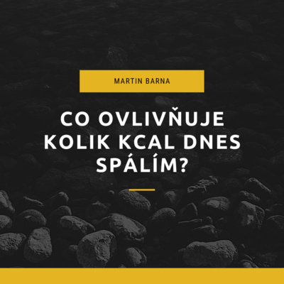 Obrázek epizody Podcast - Co ovlivňuje kolik kcal dnes spálím?