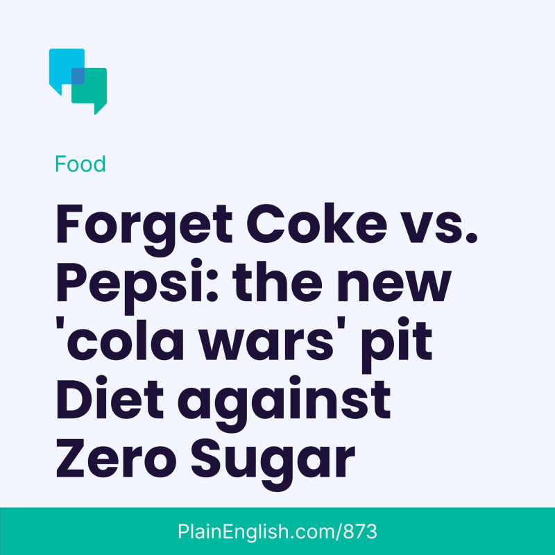 Obrázek epizody Diet Coke and Coca-Cola Zero Sugar are the new cola rivals