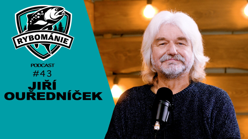 Obrázek epizody Žijící rybářská legenda Jiří Ouředníček v podcastu RYBOMÁNIE #43