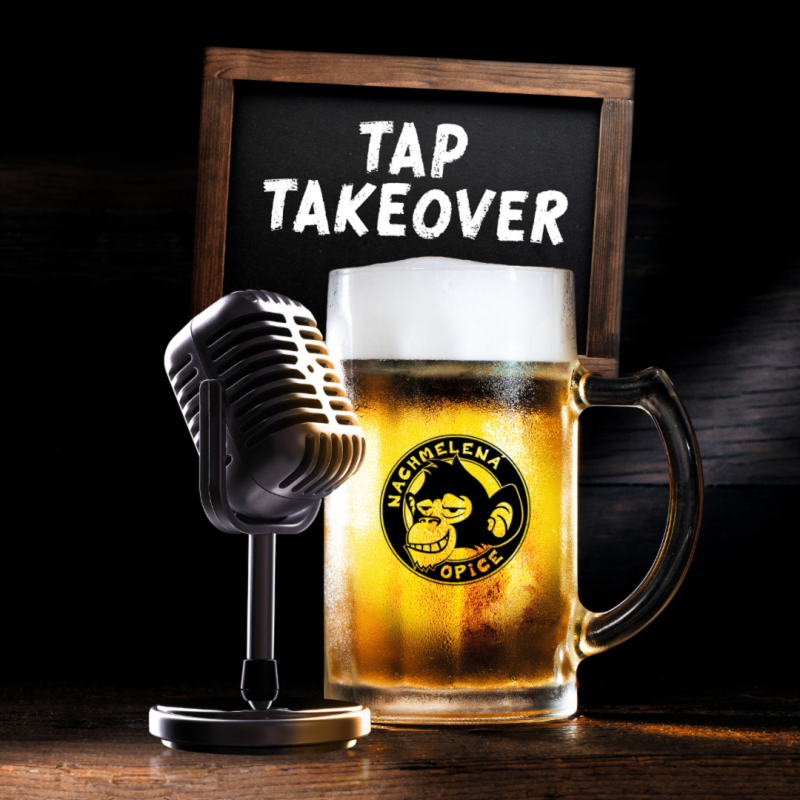 Obrázek epizody Tap Takeover s pivovarem Nachmelená Opice: Neznám sládka, který by napoprvé trefil pivo na 100 %. Stále se učíme a piva zdokonalujeme.