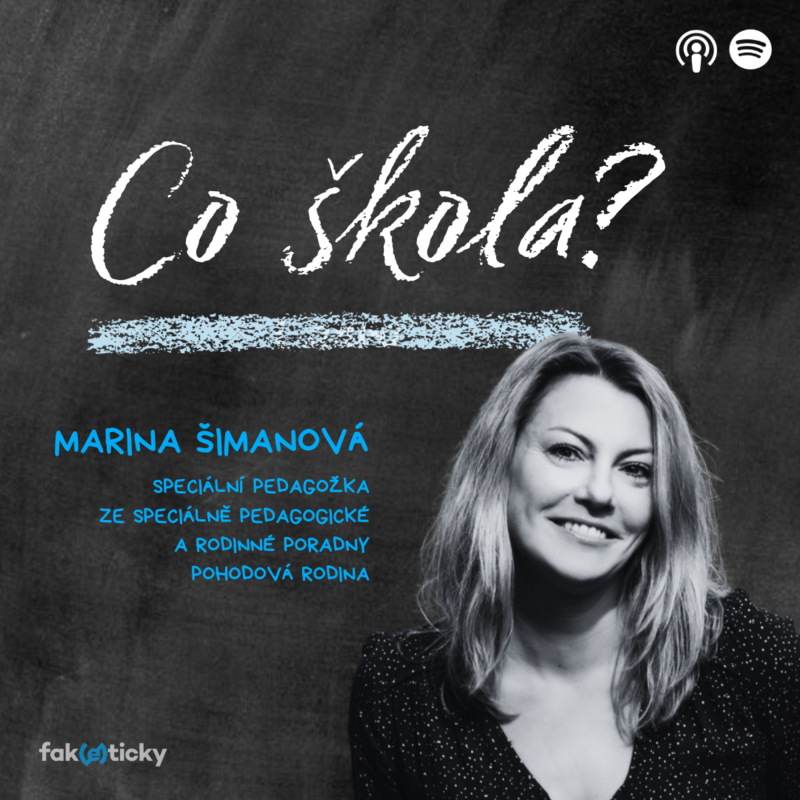 Obrázek epizody CŠ #23 Marina Šimanová z Pohodové rodiny: Kdy přijít do poradny? Když je nešťastné dítě, rodič nebo pedagog