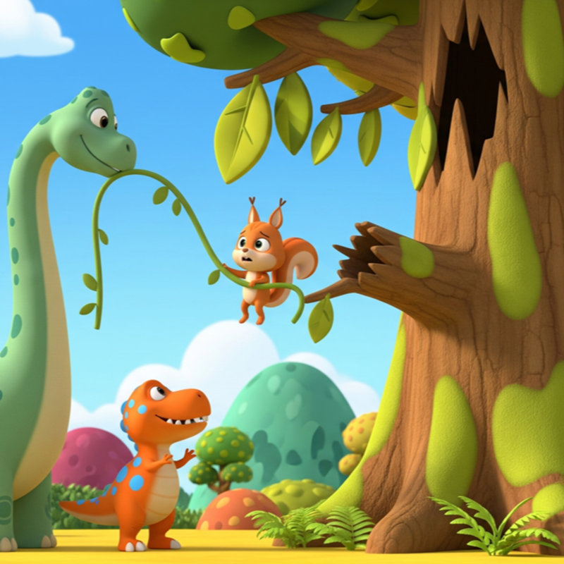 Obrázek epizody #8 Dino dobrodružství: Záchrana veverky Míny!🐿️