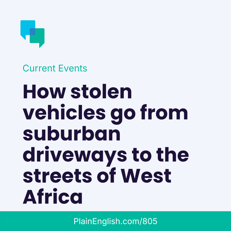 Obrázek epizody How stolen vehicles move around the world