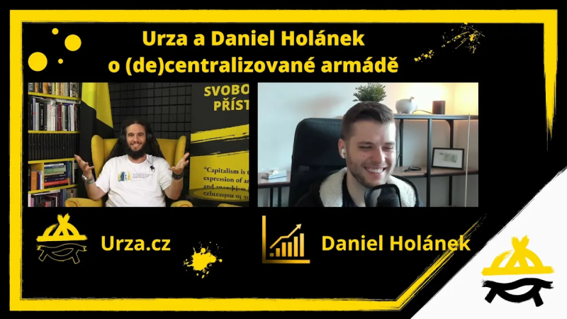 Obrázek epizody Urza o daňové optimalizaci, sebeřízení a armádě u Daniela Holánka