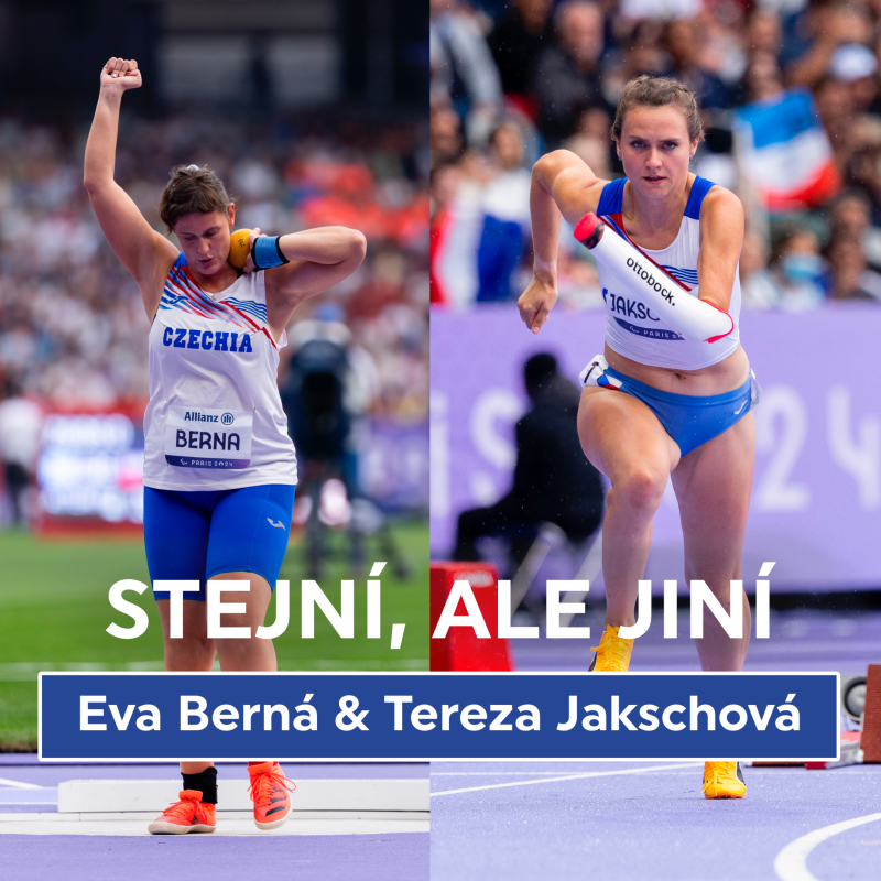 Obrázek epizody „Na mediální povinnosti jsme si musely zvykat. Teď nás obě živí para atletika“ – Eva Berná & Tereza Jakschová