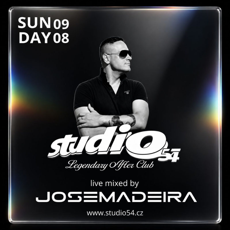 Obrázek epizody JOSEMADEIRA -  Live! @ Afterparty , Studio 54 Prague 09-08-2026 (FREE DOWNLOAD !!!)