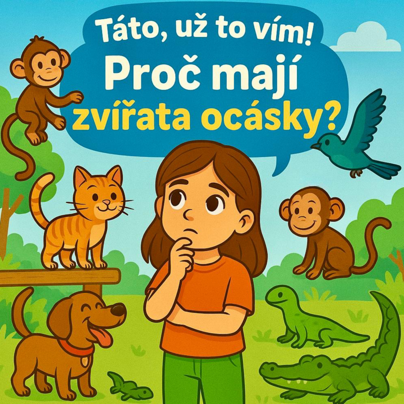 Obrázek epizody proč mají zvířata ocásky?
