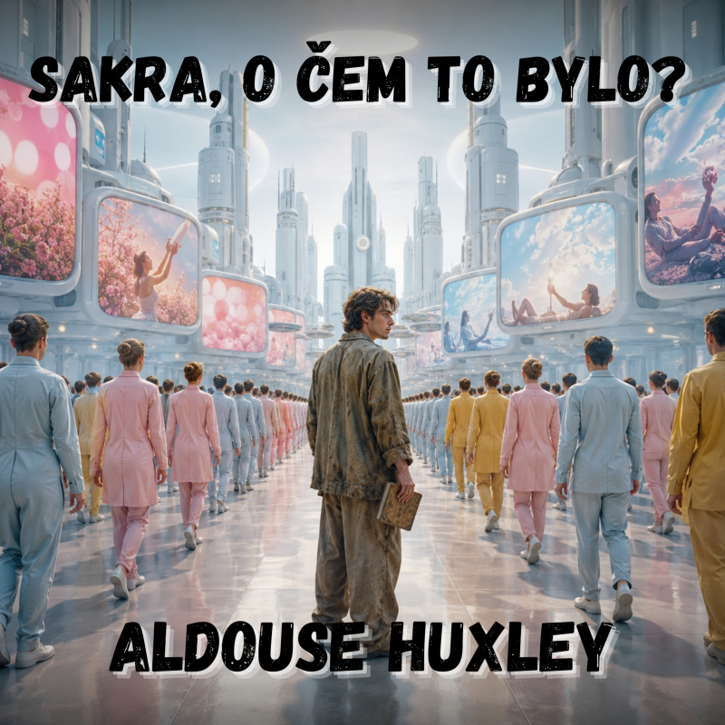 Obrázek epizody 68. Aldous Huxley – Když se dystopie stane návodem (Konec civilizace)