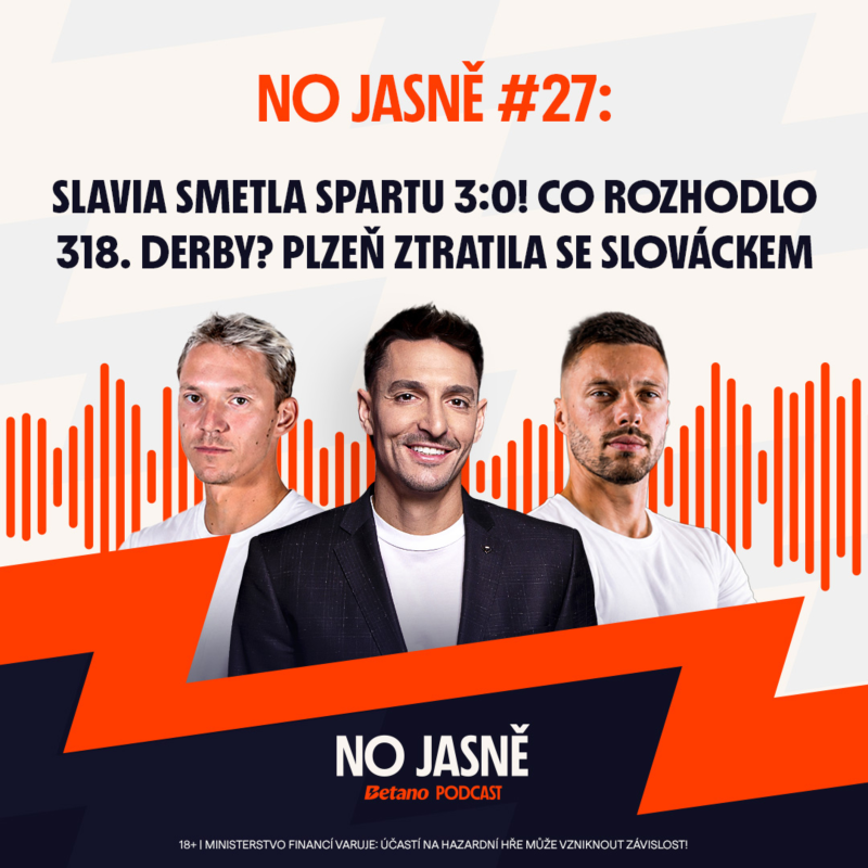 Obrázek epizody NO JASNĚ #27 🎙️ | Slavia smetla Spartu 3:0! Co rozhodlo 318. derby? Plzeň ztratila se Slováckem