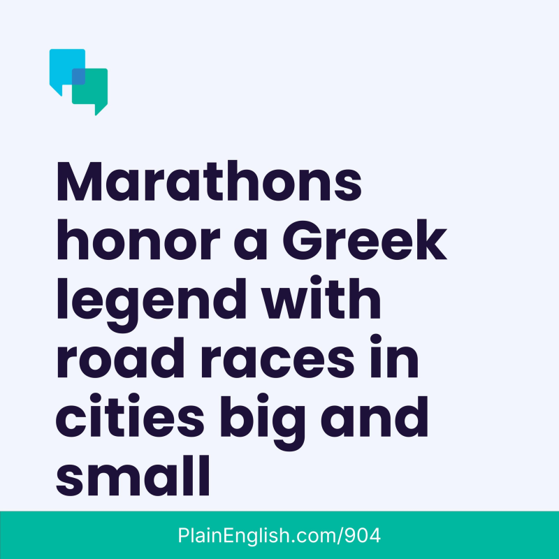 Obrázek epizody The past and present of marathons