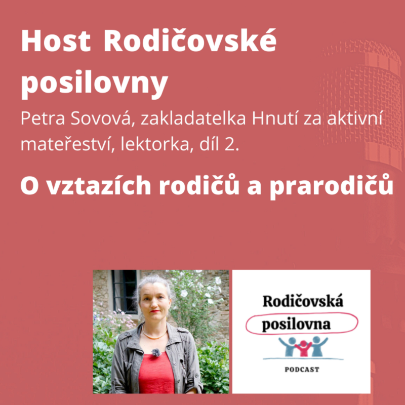 Obrázek epizody 82 - O vztazích rodičů a prarodičů s Petrou Sovovou, díl 2. - podcast Host Rodičovské posilovny
