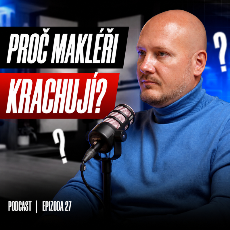 Obrázek epizody Proč makléři krachují: Kritické fáze kariéry a jak jim předejít / Realitní kariéra s Tomášem Šimkem