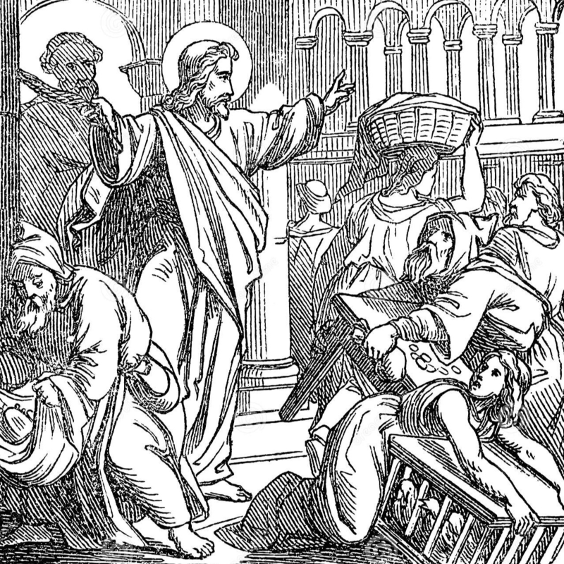 Obrázek epizody 01) Vnější nádvoří chrámu