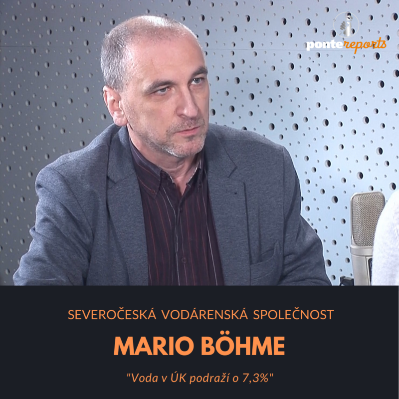 Obrázek epizody Mario Böhme – Severočeská vodárenská společnost: Voda v ÚK podraží o 7,3%