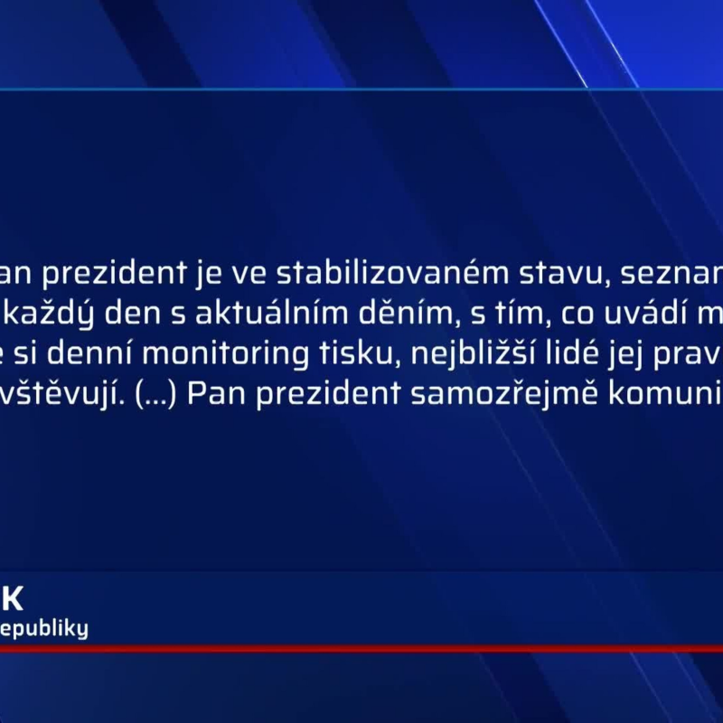 Obrázek epizody Zeman - aktuální informace