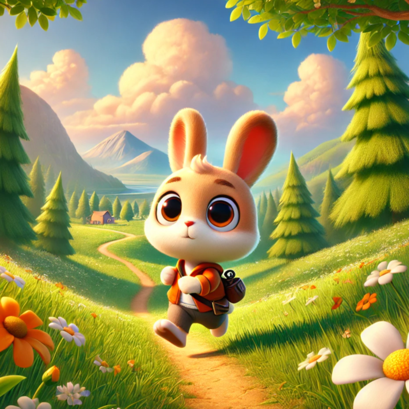 Obrázek epizody O malém zajíčkovi a kouzelném lesním světle