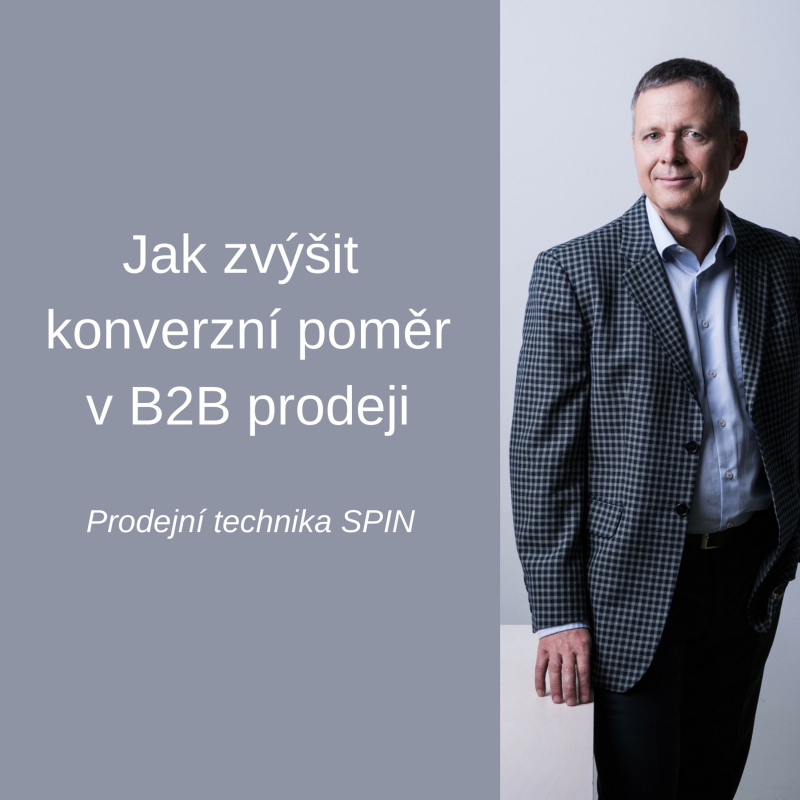 Obrázek epizody Jak zvýšit konverzní poměr v B2B prodeji - SPIN