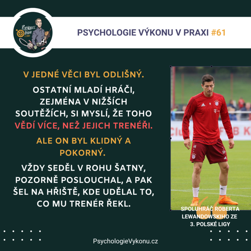 Obrázek epizody #61 "NECHCEME TĚ" - z odmítnutí v 17 letech až na vrchol - Robert Lewandowski a dlouhodobý mindset (Sezóna II., ep. 33)