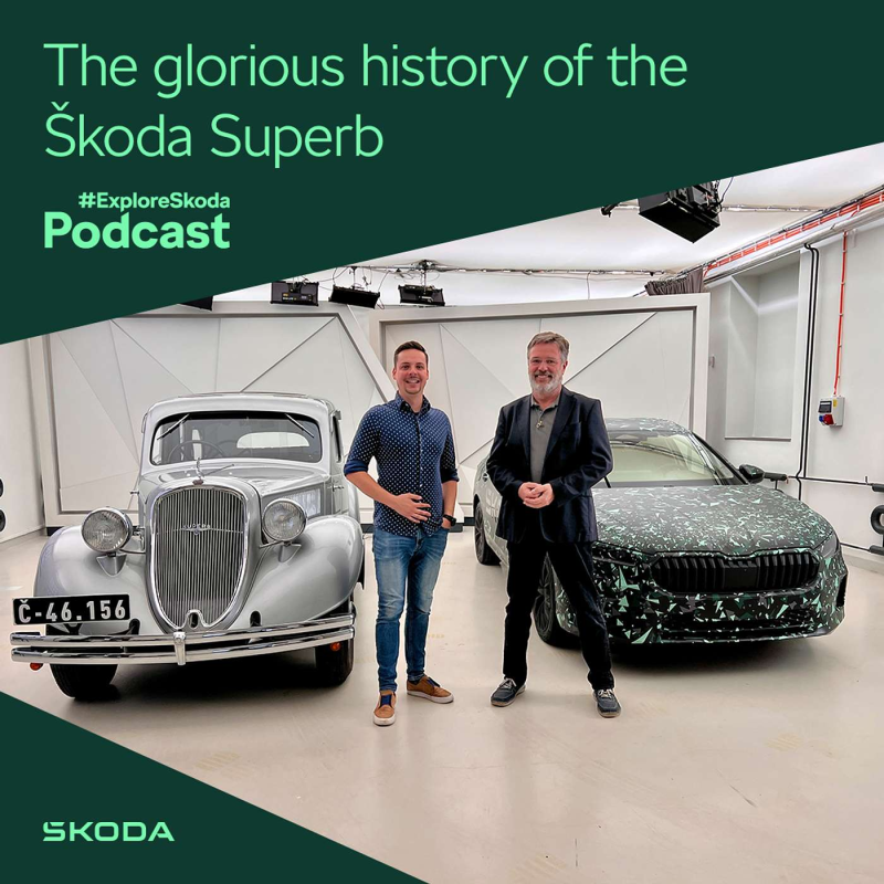 Obrázek epizody #ExploreSkoda Podcast: Historická Škoda Superb - v čem byla už ve své době inovativní?