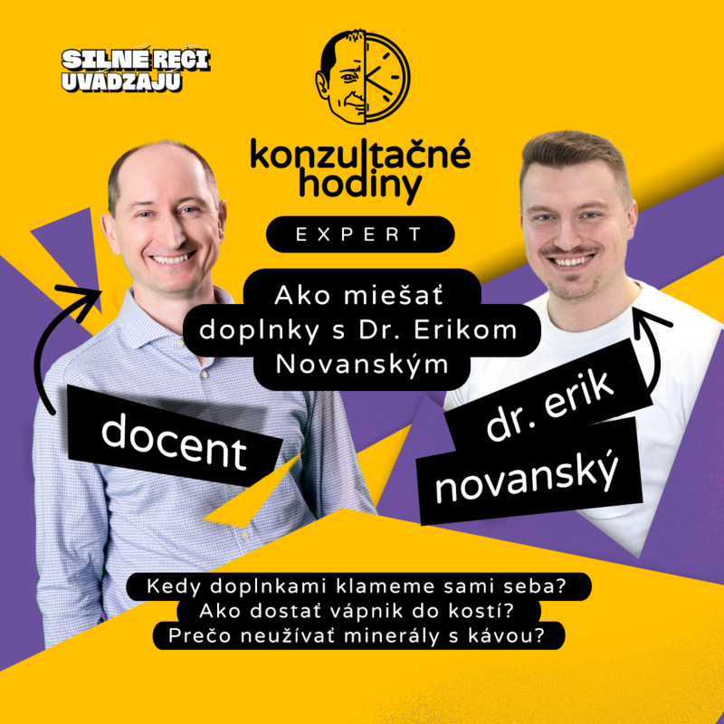 Obrázek epizody Konzultačné Hodiny ep.34 - Ako miešať doplnky s Dr. Erikom Novanským