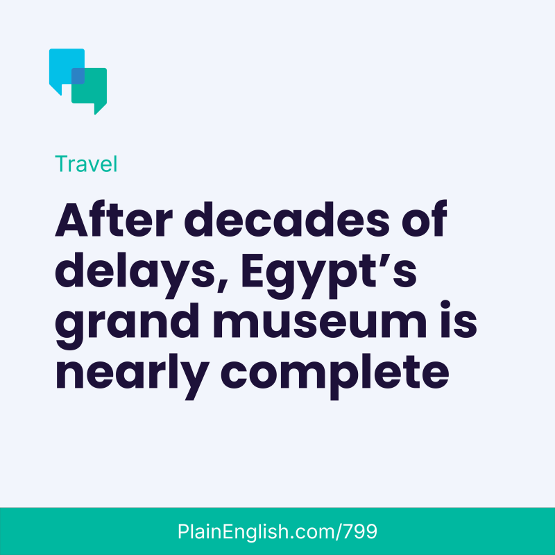 Obrázek epizody Egypt’s long-awaited mega-museum nears completion