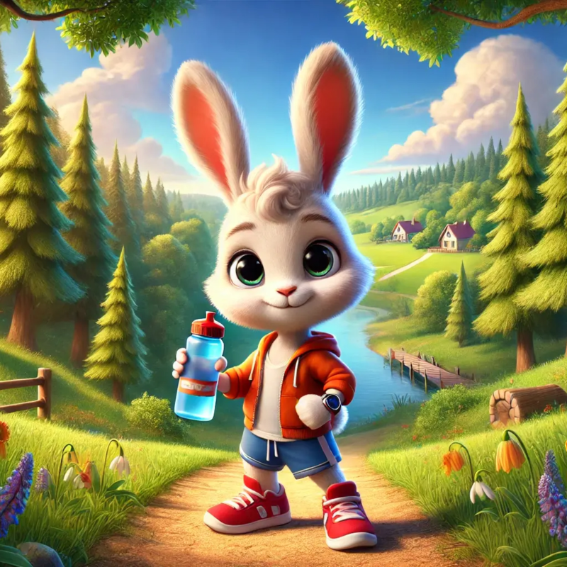 Obrázek epizody Zajíc Fanda a rychlé tenisky 🐇✨ - Pohádka o přátelství a odvaze | Pohádka pro děti na dobrou noc