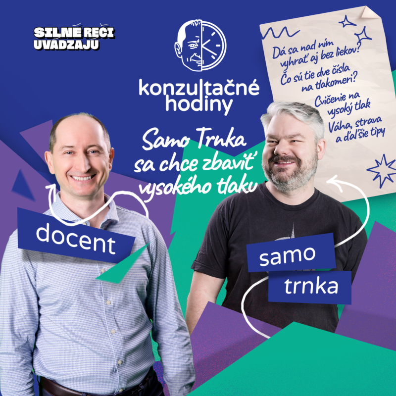 Obrázek epizody Konzultačné Hodiny ep.18 - Samo Trnka sa chce zbaviť vysokého tlaku