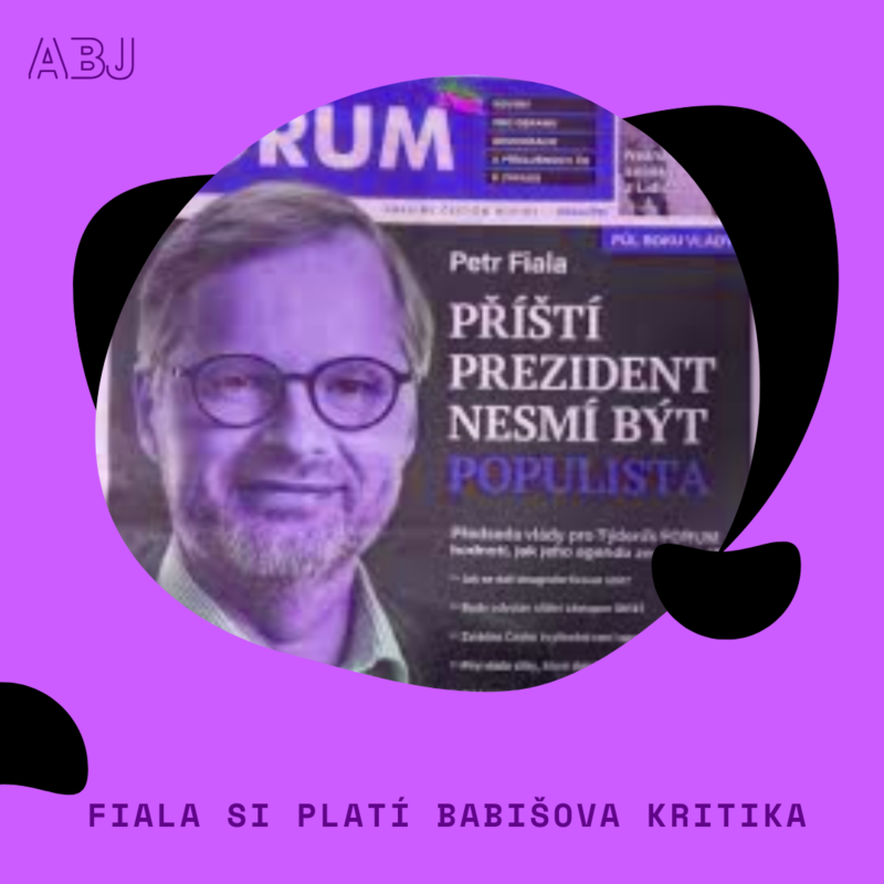 Obrázek epizody Fiala si platí Babišova kritika