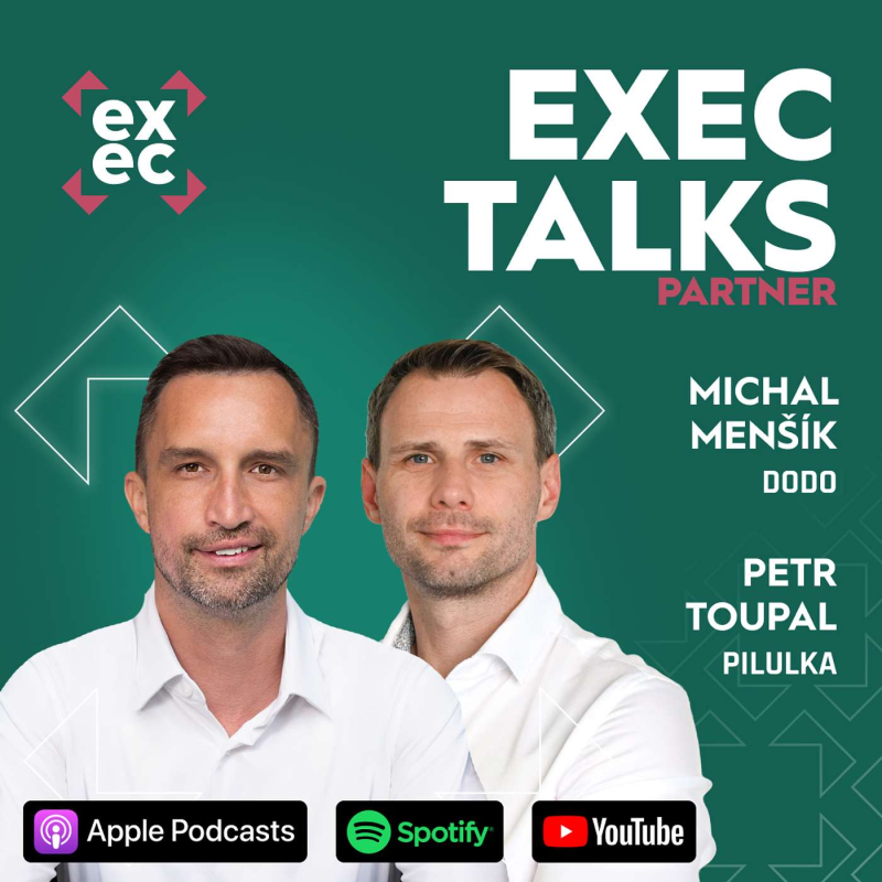 Obrázek epizody #70 exec talks: Michal Menšík (CEO, DODO) & Petr Toupal (CEO, Pilulka) - Slotové doručení je konkurenční výhoda. Kdy se vyplatí a jaké KPI hlídat?