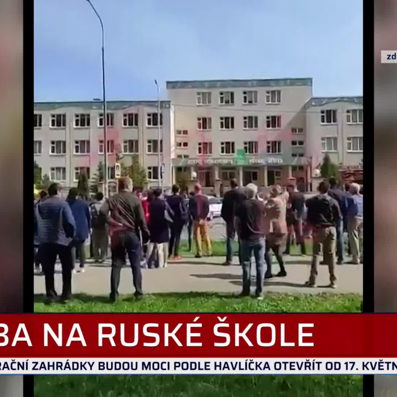 Obrázek epizody Po střelbě v ruské škole zůstali mrtví včetně dětí