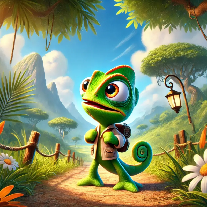 Obrázek epizody Chameleon Chvostík a kouzelný les - Pohádka pro děti