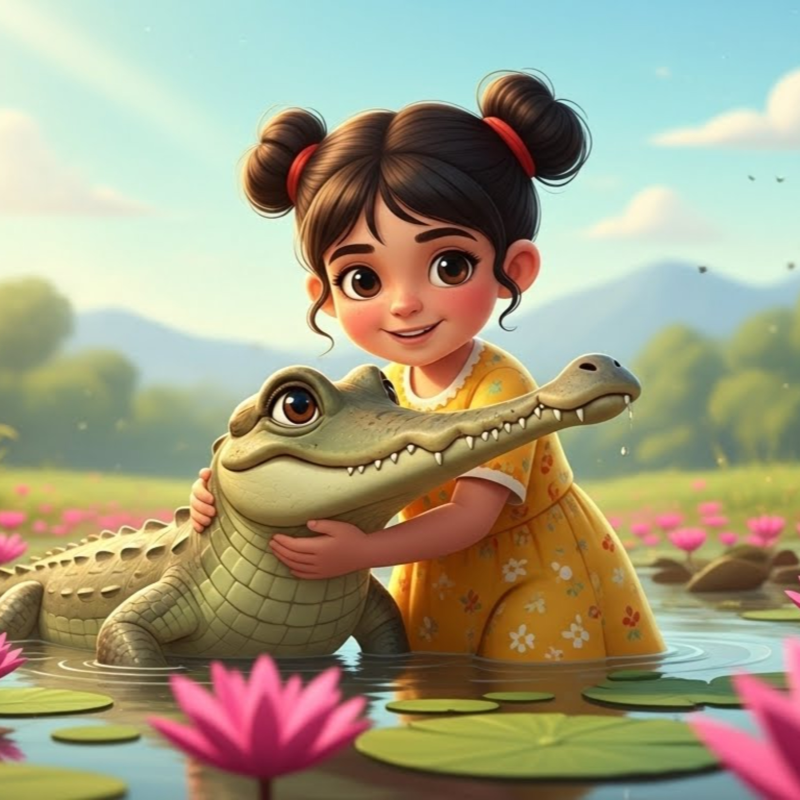 Obrázek epizody 🐊 HODNÝ KROKODÝL PÁJA, KTERÉHO SE KAŽDÝ BÁL ✨ Audiopohádka na přání pro děti + dýchací technika ✨