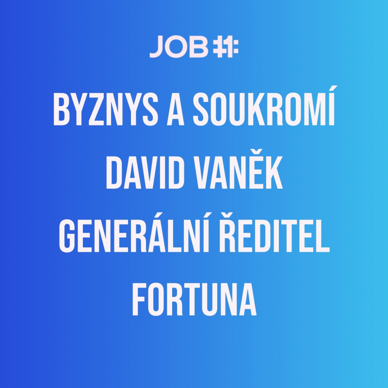 Obrázek epizody #2 David Vaněk - Generální ředitel - Fortuna
