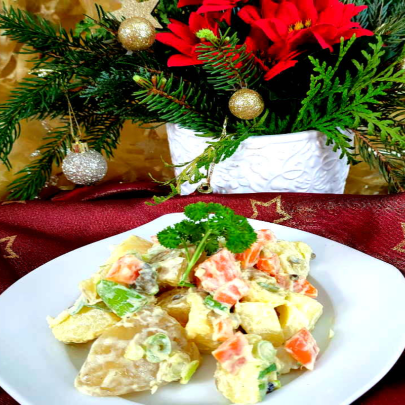 Obrázek epizody Lehoučký bramborový salát. Skvělé chuti dosáhnete i bez majonézy