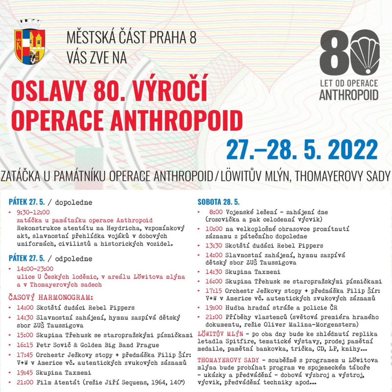 Obrázek epizody Uctívejme naše hrdiny, protože až je v budoucnu budeme potřebovat, tak je mezi sebou najdeme, říká Michal Švarc, organizátor akcí k výročí operace Anthropoid