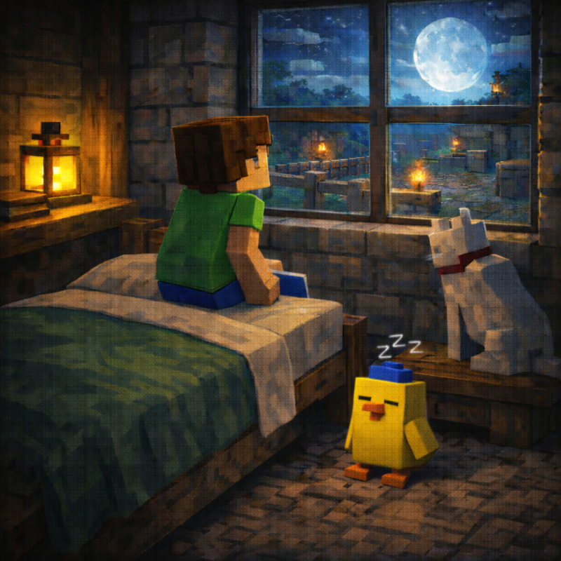 Obrázek epizody Kapitola 46 – Noc před úplňkem | Karlíkovy minecraftické pohádky