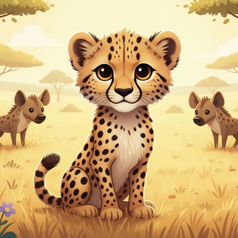 Obrázek epizody 🐯 O gepardici jménem Sofie | Pohádka o vnitřní síle a agency + relaxace pro klidné usínání ✨