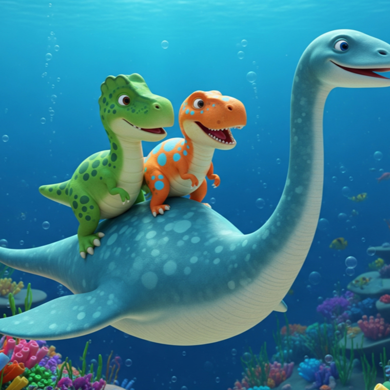 Obrázek epizody #30 Dino dobrodružství: Podmořský svět! 🌊